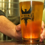 Strike Pint Glass Header